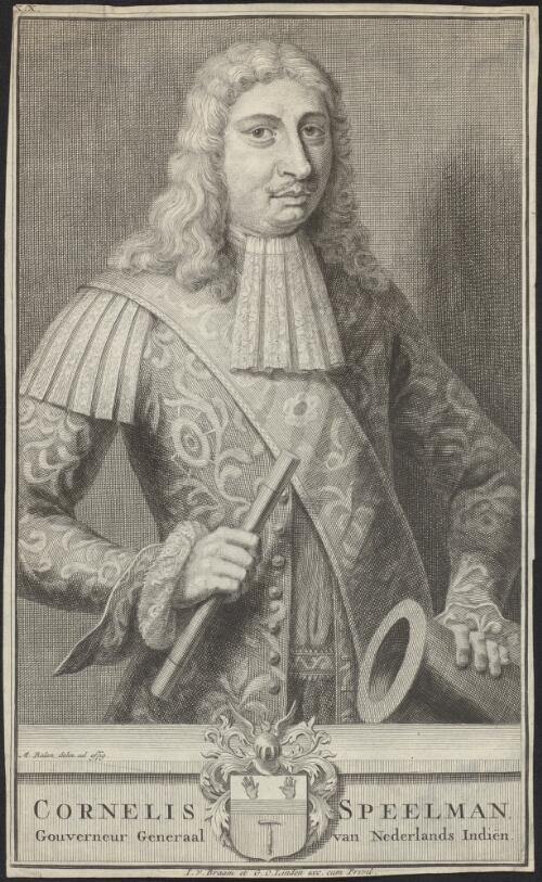 Cornelis Speelman, Gouverneur Generaal van Nederlands Indien [picture] / M. Balen delin. ad effig