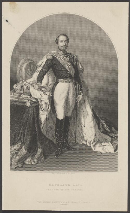 Napoleon III, Emperor of the French [picture] / drawn & engraved by D.J. Pound