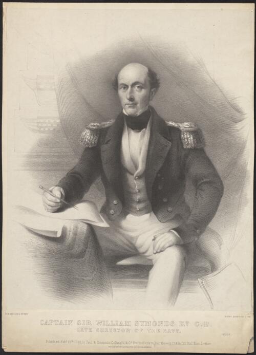 Captain Sir William Symonds Kt., C.B., late Surveyor of the Navy [picture] / H.W. Phillips pinxt.; Edward Morton lith