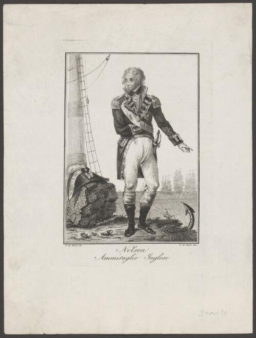Nelson, ammiraglio Inglese [picture] / G.B. Bosio dis.; G.A. Sasso inc