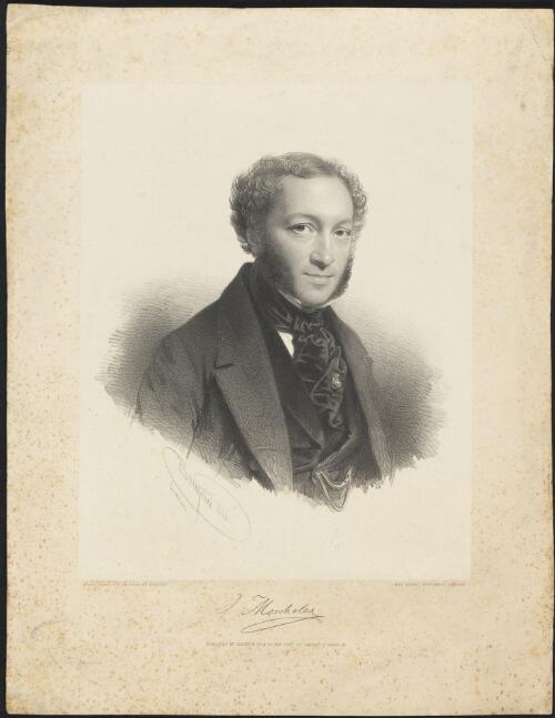 [Portrait of Ignaz Moscheles] [picture] / Baugniet, 1846, London