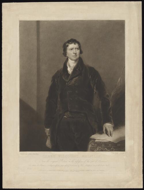 Henry Viscount Melville [picture] / painted by Thos. Lawrence; engraved by Chas. Turner
