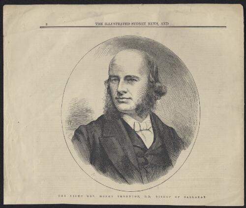 The Right Rev. Henry Thornton D.D., Bishop of Ballarat [picture] / O.R.C.; S.C