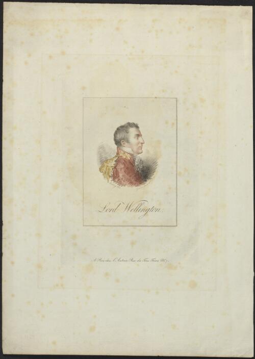 Lord Wellington [picture] / J. Isabey 1815; grave par Mecou