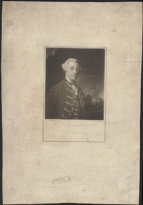[Portrait of an unidentified man in military uniform] [picture] / Sir Joshua Reynolds pinxt.; S.W. Reynolds sculpt