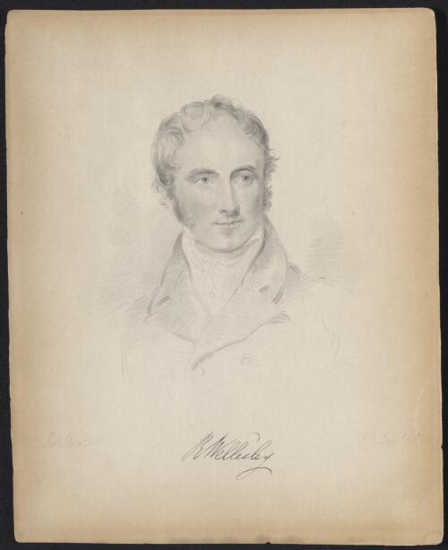 [Portrait of Richard Wellesley] [picture] / Josh. Slater delt.; F.C. Lewis sculpt. 1830