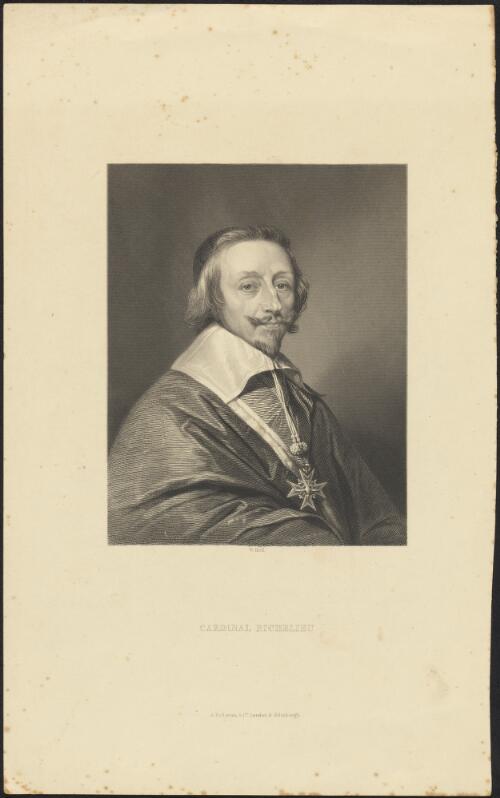 Cardinal Richelieu [picture] / W. Holl
