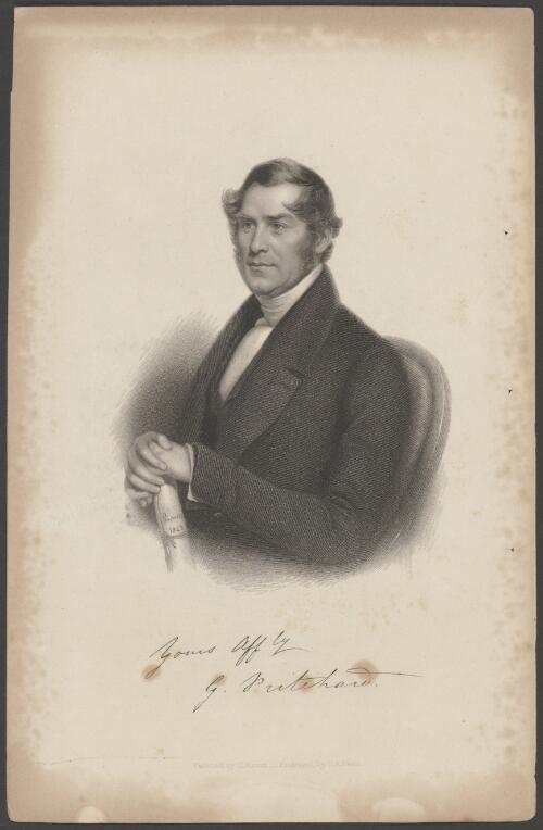 [Portrait of George Pritchard] [picture] / painted by H. Room; engraved by T.A. Dean
