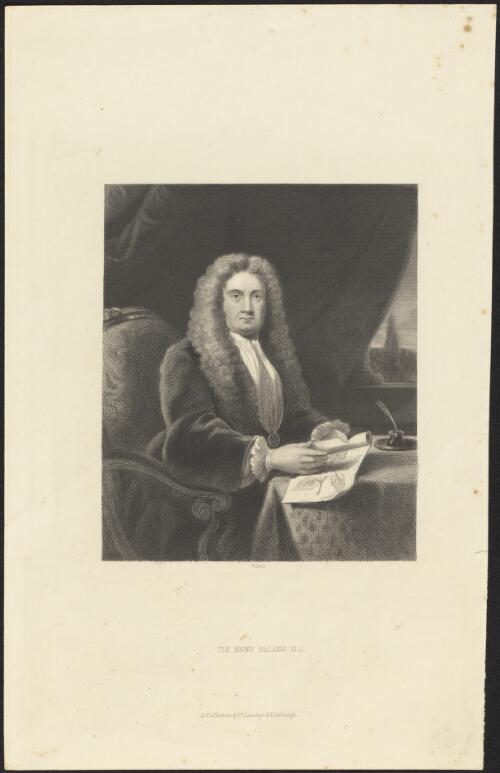 Sir Hans Sloane M.D. [picture] / W. Holl