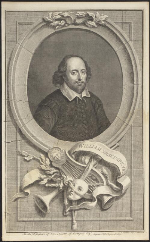 William Shakespeare [picture] / J. Houbraken sculps., Amst., 1747