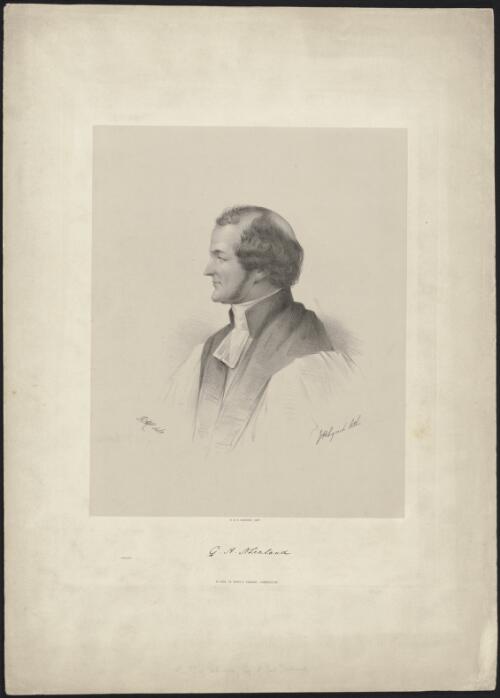 [Portrait of G.A. Selwyn] [picture] / R.M. delt.; J.H. Lynch lith