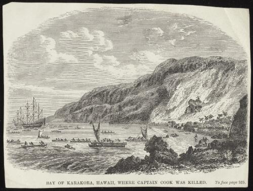 Bay of Karakora, Hawaii, where Captain Cook was killed [picture]
