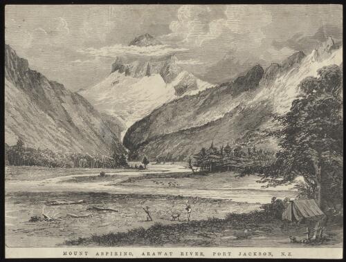 Mount Aspiring, Arawat [i.e.Arawata] River, Port Jackson, N.Z. [picture]