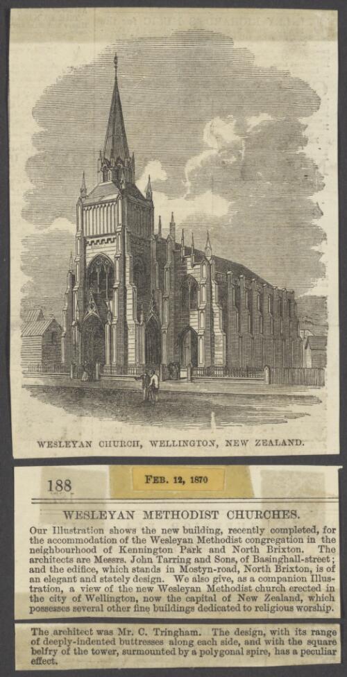 Wesleyan Church, Wellington, New Zealand [picture]