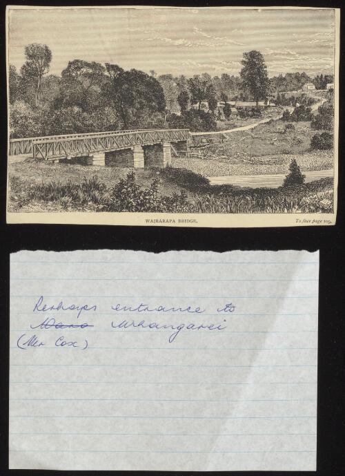 Wairarapa Bridge [picture] / Nicholls sc