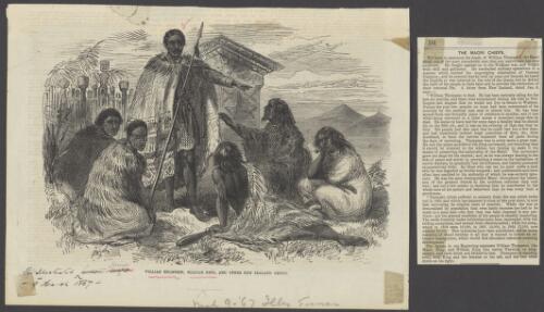 William Thompson, William King, and other New Zealand chiefs [picture]