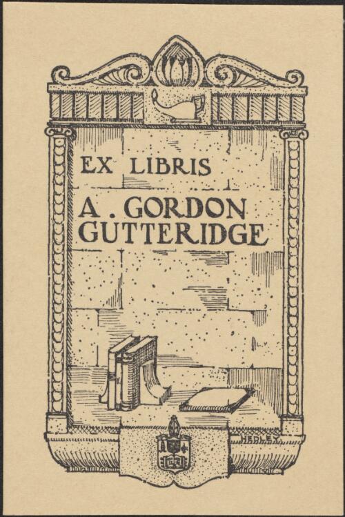 [Bookplate for A. Gordon Gutteridge] [picture]