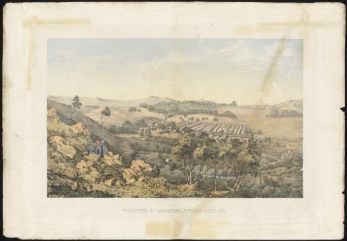 Volunteer encampment, Sunbury, April 1867 [picture]