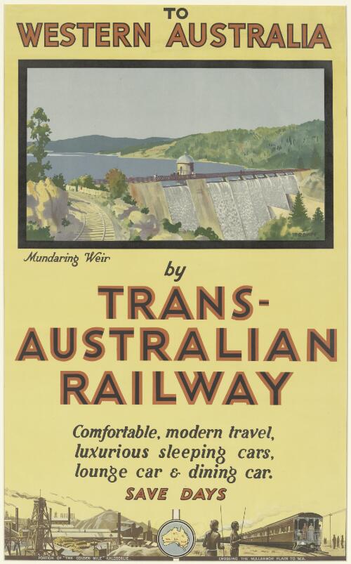 To Western Australia by Trans-Australian Railway / Trompf