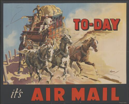 To-day it's air mail [picture] / Shar