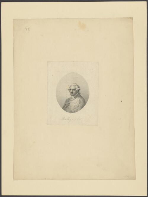 Portrait of Alexander Dalrymple, hydrographer to the Admiralty, 2 [picture] / John Brown