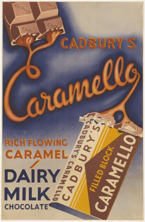 Cadbury's Caramello [picture] : rich flowing caramel dairy milk chocolate
