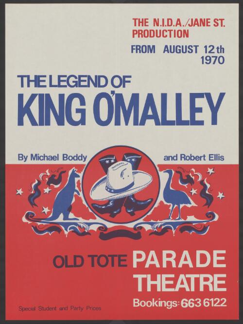 The legend of King O'Malley [picture] / by Michael Boddy and Robert Ellis