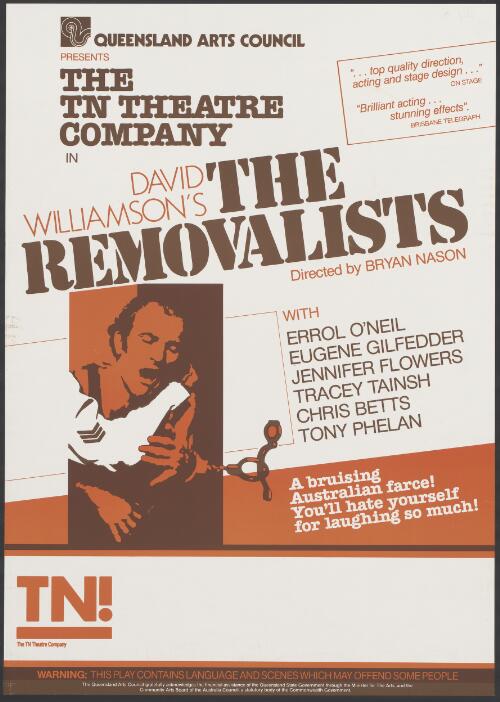 Queensland Arts Council presents the In Theatre company in David Williamson's The removalists [picture]