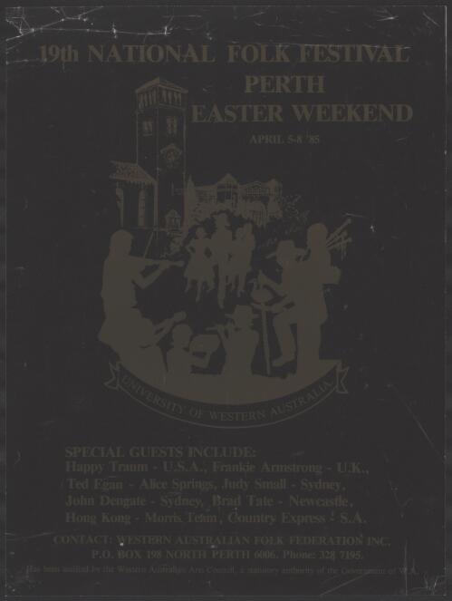 19th National Folk Festival Perth Easter weekend [picture] : April 5-8 '85