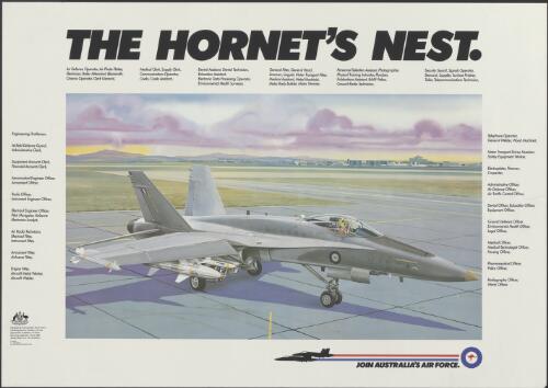 Hornet's nest [picture] : join Australia's Air Force