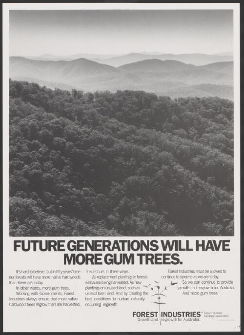 Future generations will have more gum trees [picture]