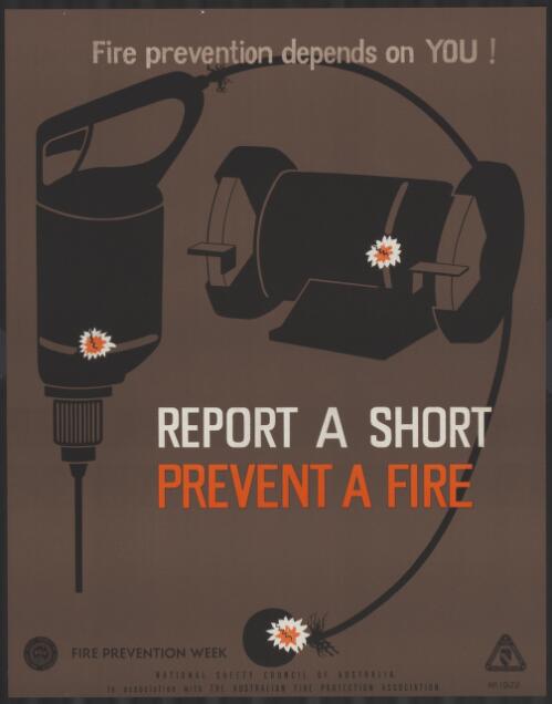 Report a short prevent a fire [picture] : Fire prevention depends on YOU!