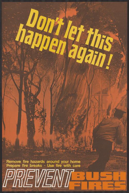 Don't let this happen again! [picture] : prevent bush fires