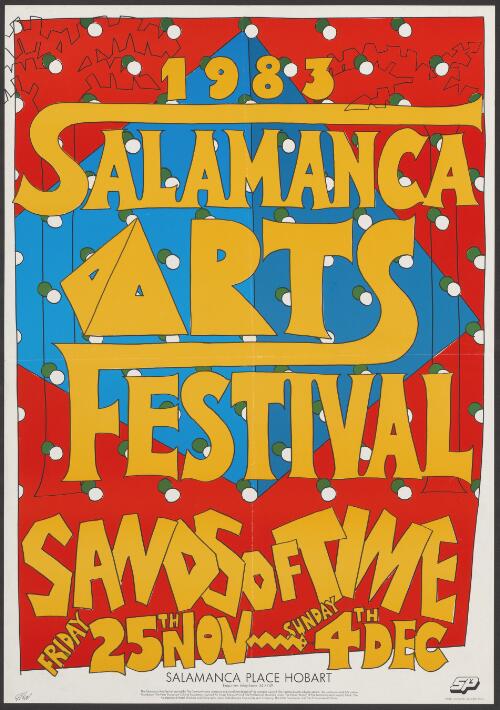 1983 Salamanca Arts Festival [picture] : sands of time