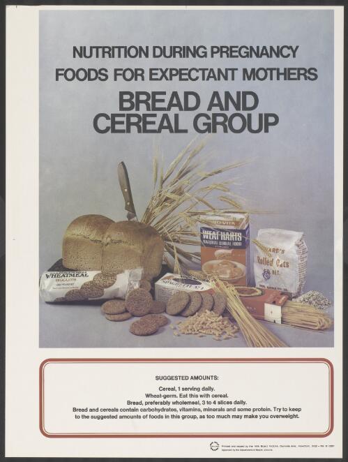Bread and cereal group [picture] : nutrition during pregnancy foods for expectant mothers