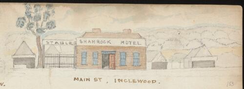Shamrock Hotel at Inglewood, Victoria, August 1860 / R.W. Jesper