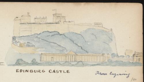 Edinburg Castle, Scotland, 1866 / R.W. Jesper