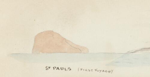 Saint Paul Island in the Indian Ocean, 8 June 1869 / R.W. Jesper