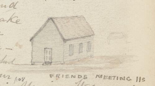 Friends meeting house, San Jose, California, February, 1873 / R.W. Jesper