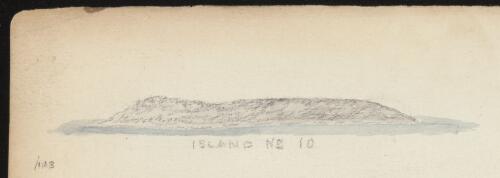 Island Number Ten, Mississippi River, Tennessee, approximately 1874 / R.W. Jesper