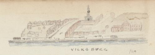 View of Vicksburg, Mississippi, approximately 1874 / R.W. Jesper