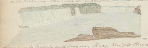 The Niagara Falls, New York, United States, 1876 / R.W. Jesper
