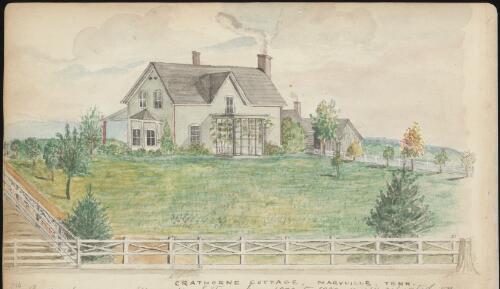 Crathorne cottage residence of R.W. Jesper, Maryville, Tennessee, 1878 / R.W. Jesper