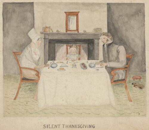 The Jesper family at dinner on Thanksgiving Day, Seattle, Washington, 1887 / R.W. Jesper