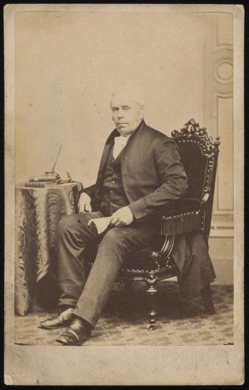 Portrait of Joseph Jesper, Preston, England, 1860 / R.W. Jesper