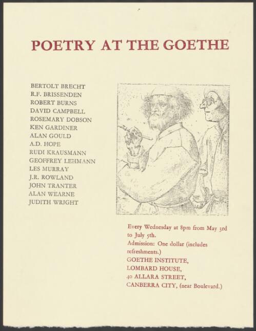 Poetry at the Goethe [picture]