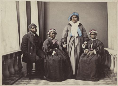 The last Aboriginal people of Tasmania, Hobart, approximately 1864 / Henry A. Frith