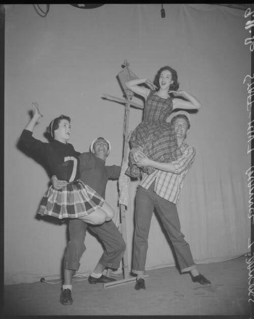 HSV Channel 7 dancers, Melbourne, Victoria, 9 November 1956, 1