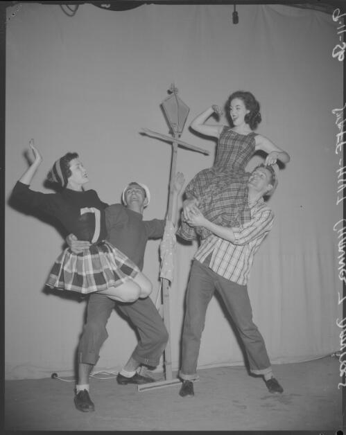 HSV Channel 7 dancers, Melbourne, Victoria, 9 November 1956, 2