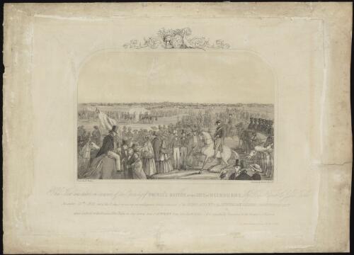 Opening of Princes Bridge in the city of Melbourne, 1851 / William Strutt